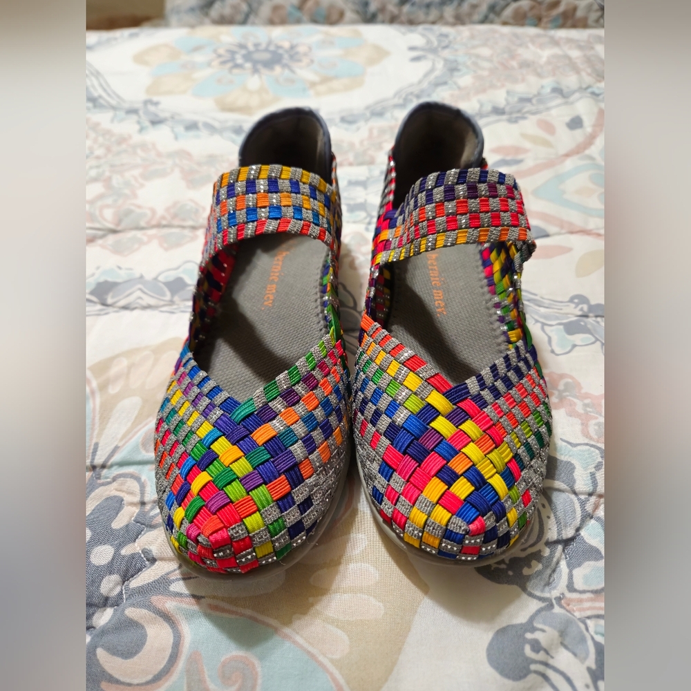 Bernie Mev Cuddly Slip-On Women’s Multicolored Nylon Woven